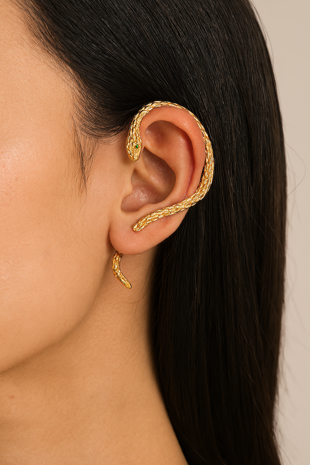 Viper Charm Ear Cuff