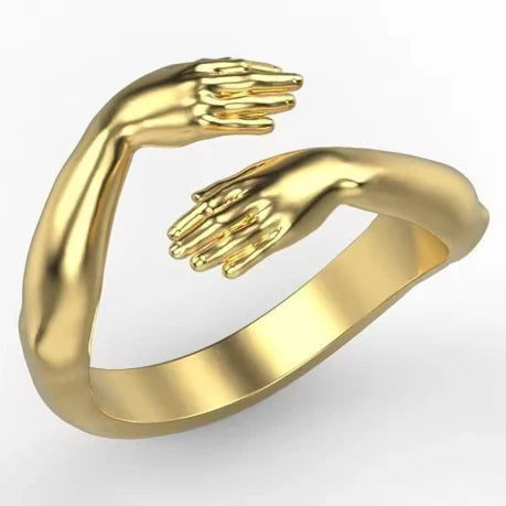 Embrace Gold Cuff ring (pair)