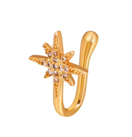 Celestial Star Nose Cuff