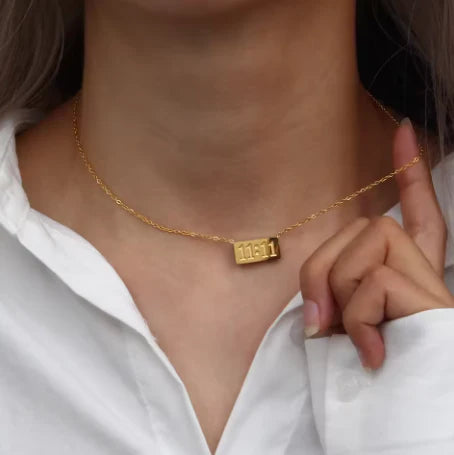 11:11 Angel Number Pendant Necklace
