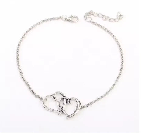 Linked Hearts Anklet