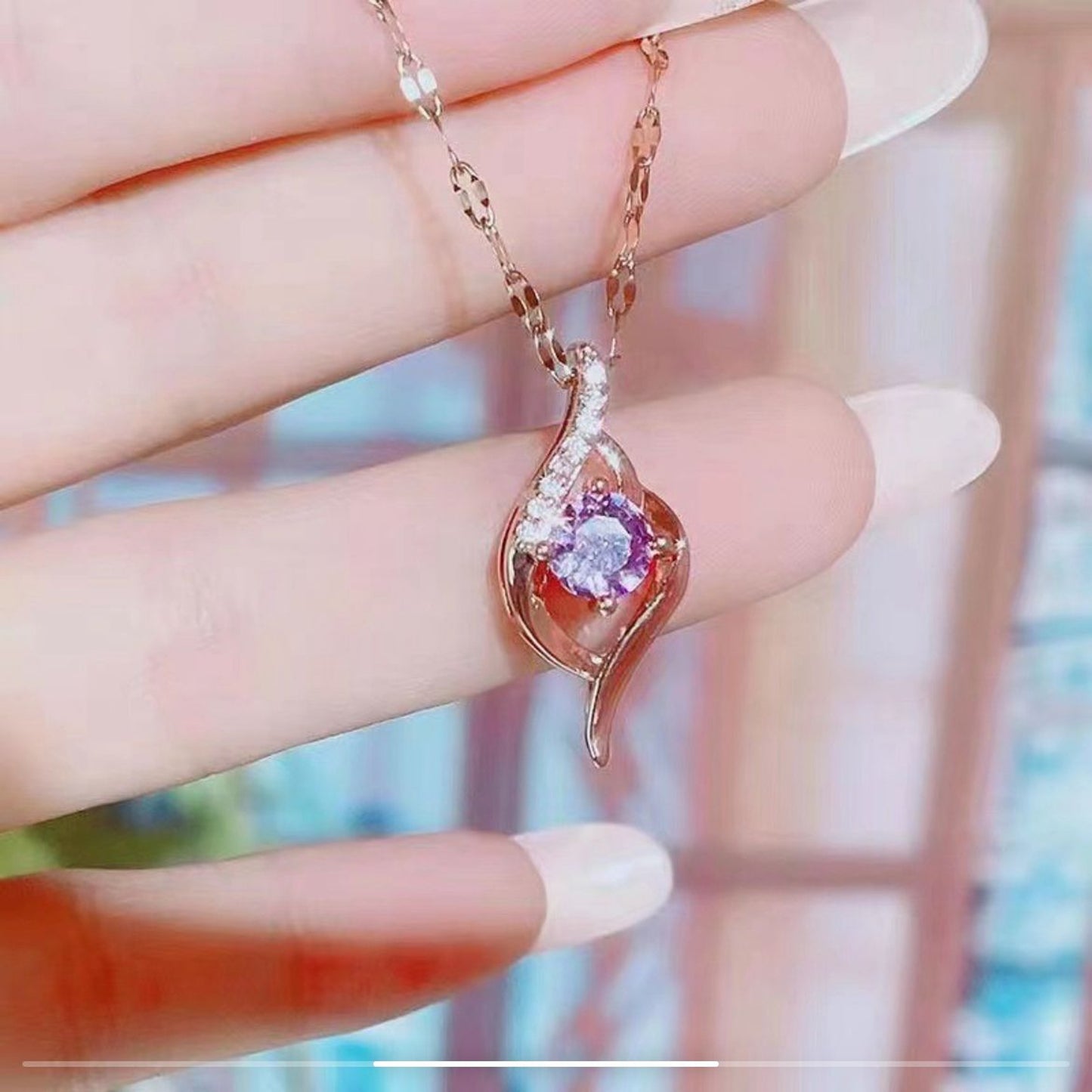 Aurora Flame Pendant