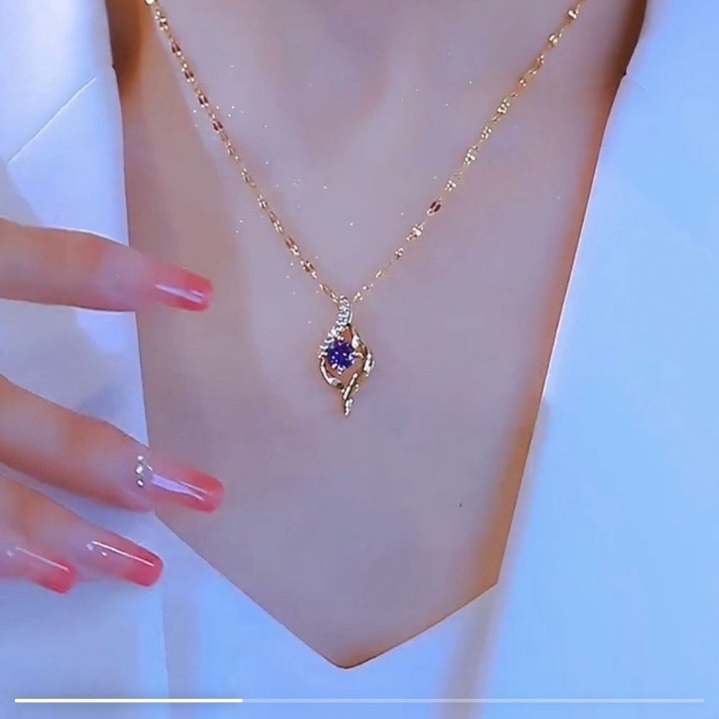 Aurora Flame Pendant