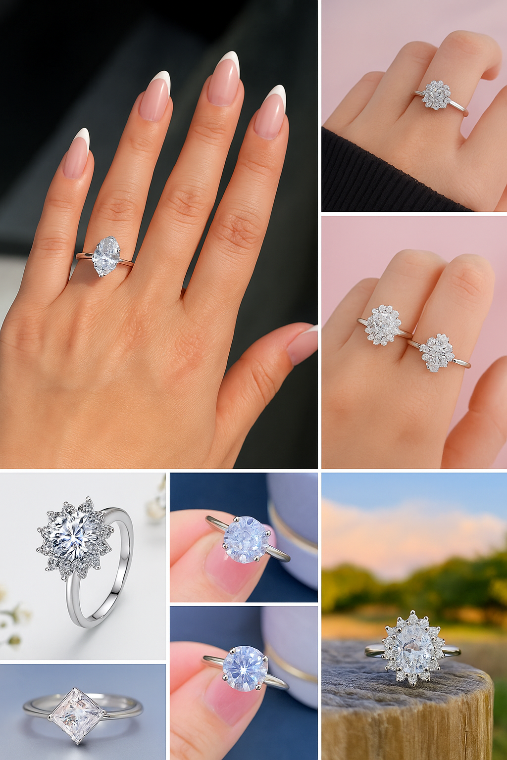 Celestia Sparkle Ring Set Of 5