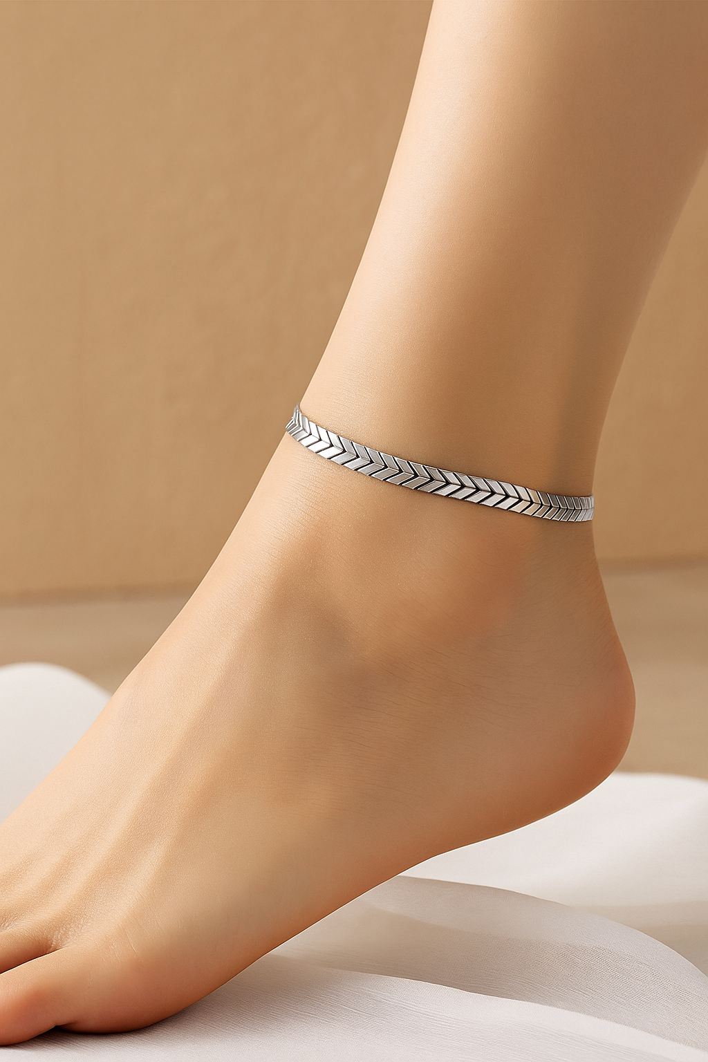 Golden Laurel Anklet