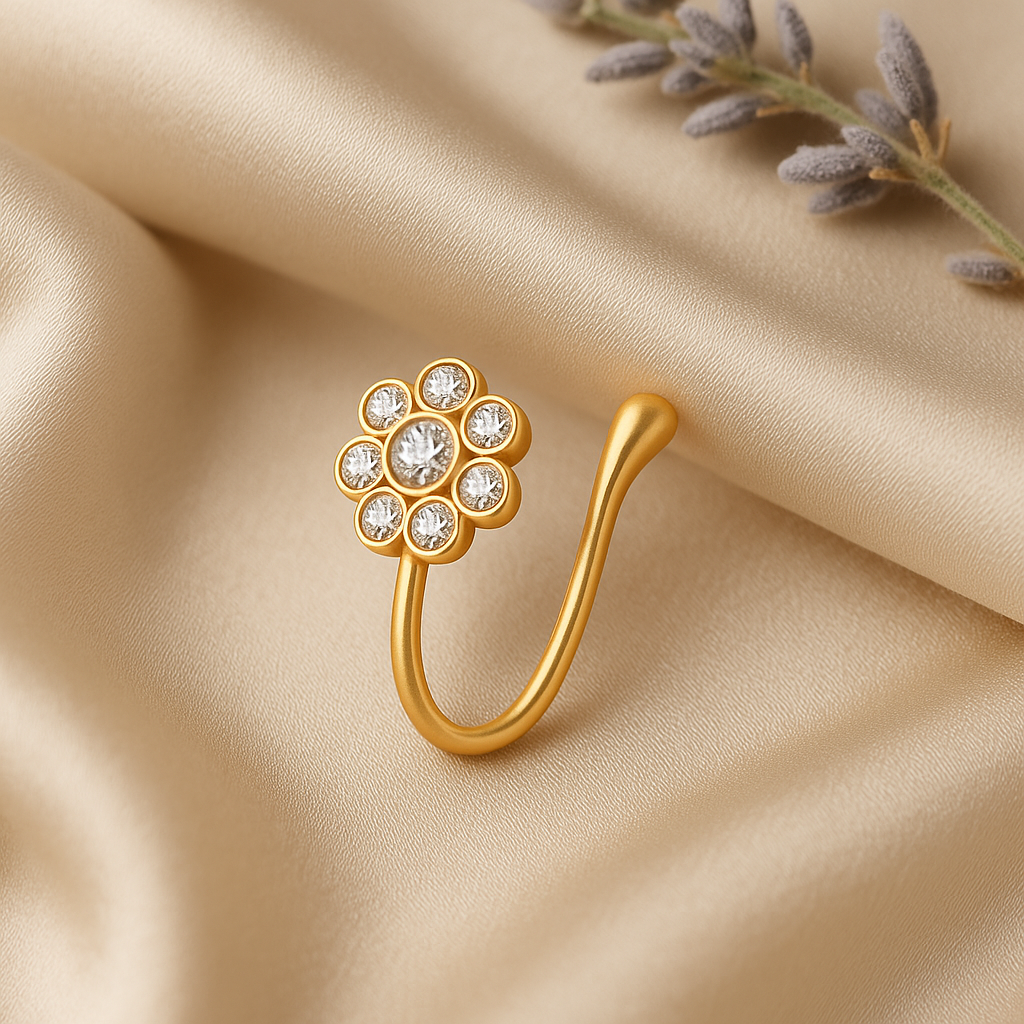 Saanvi Blossom Nose Cuff