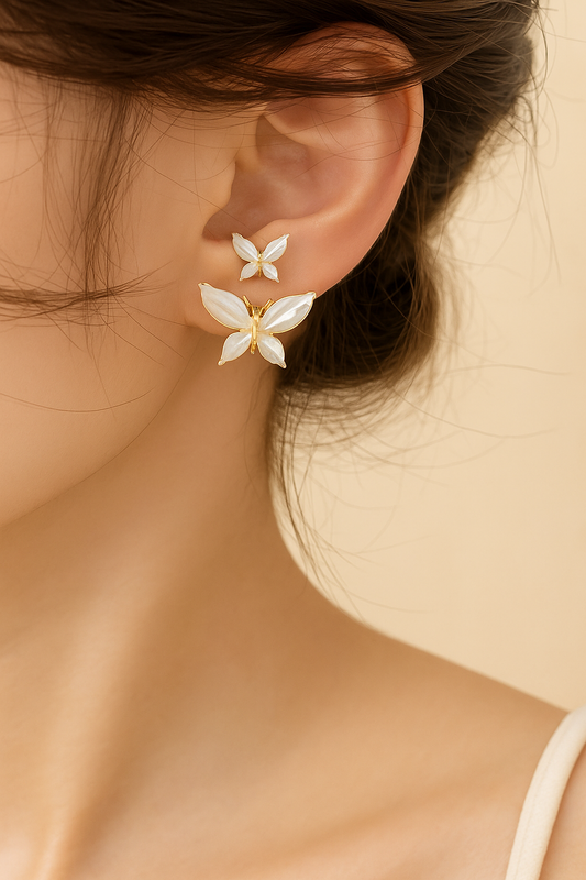 Celeste Wings Duo Earrings