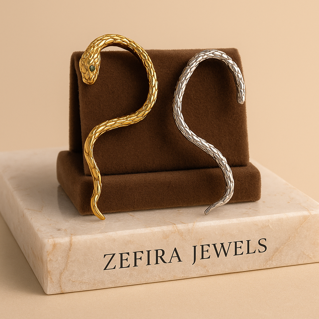 Viper Charm Ear Cuff