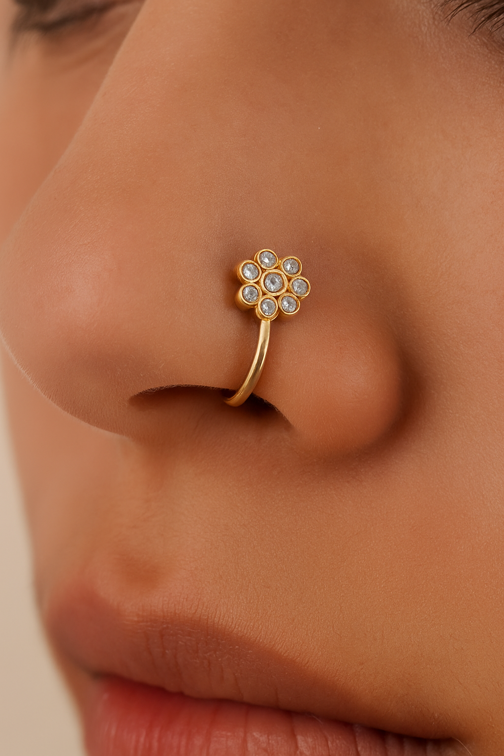 Saanvi Blossom Nose Cuff