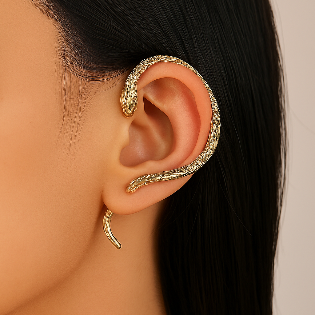 Viper Charm Ear Cuff