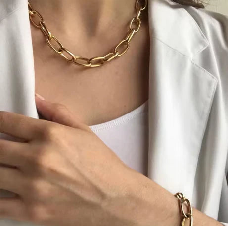 Chunky Link Chain Necklace