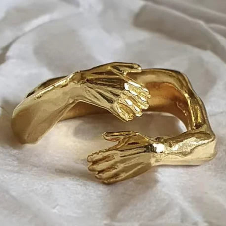 Embrace Gold Cuff ring (pair)