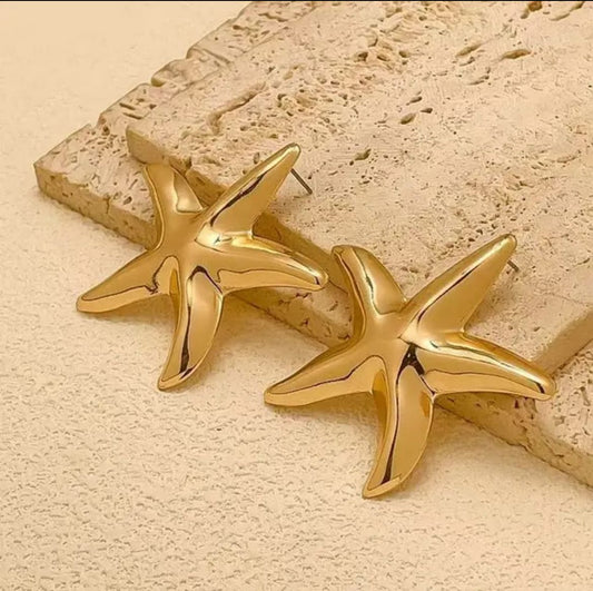 Starfish Drop Earrings