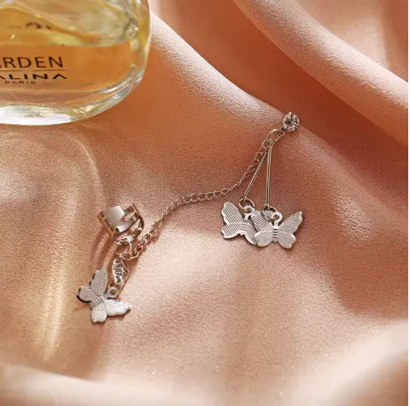 Butterfly Chain Drop Earrings