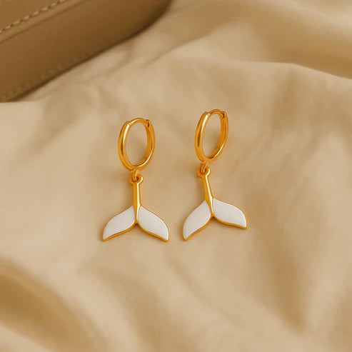 Mermaid Tail Drop Earrings