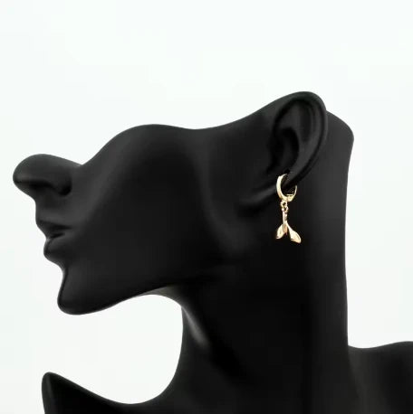 Mermaid Tail Drop Earrings