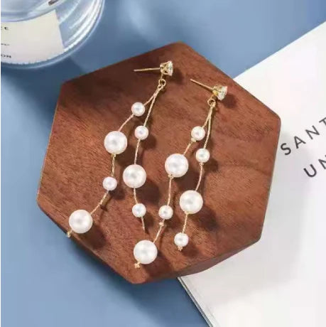 Crystal Cascade Drop Earrings