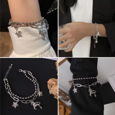 Starlight Charm Stack Bracelet
