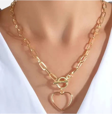 Heartfelt Link Chain Necklace