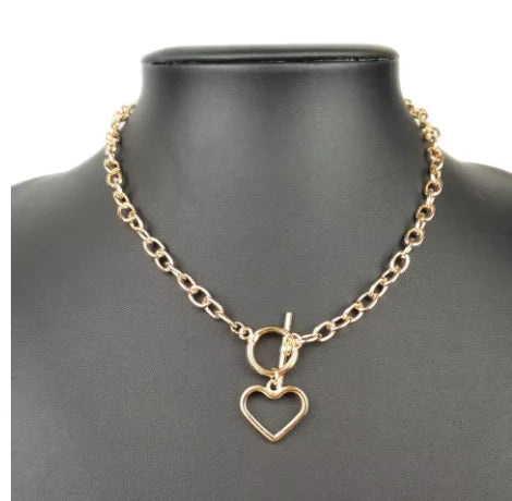 Heartfelt Link Chain Necklace